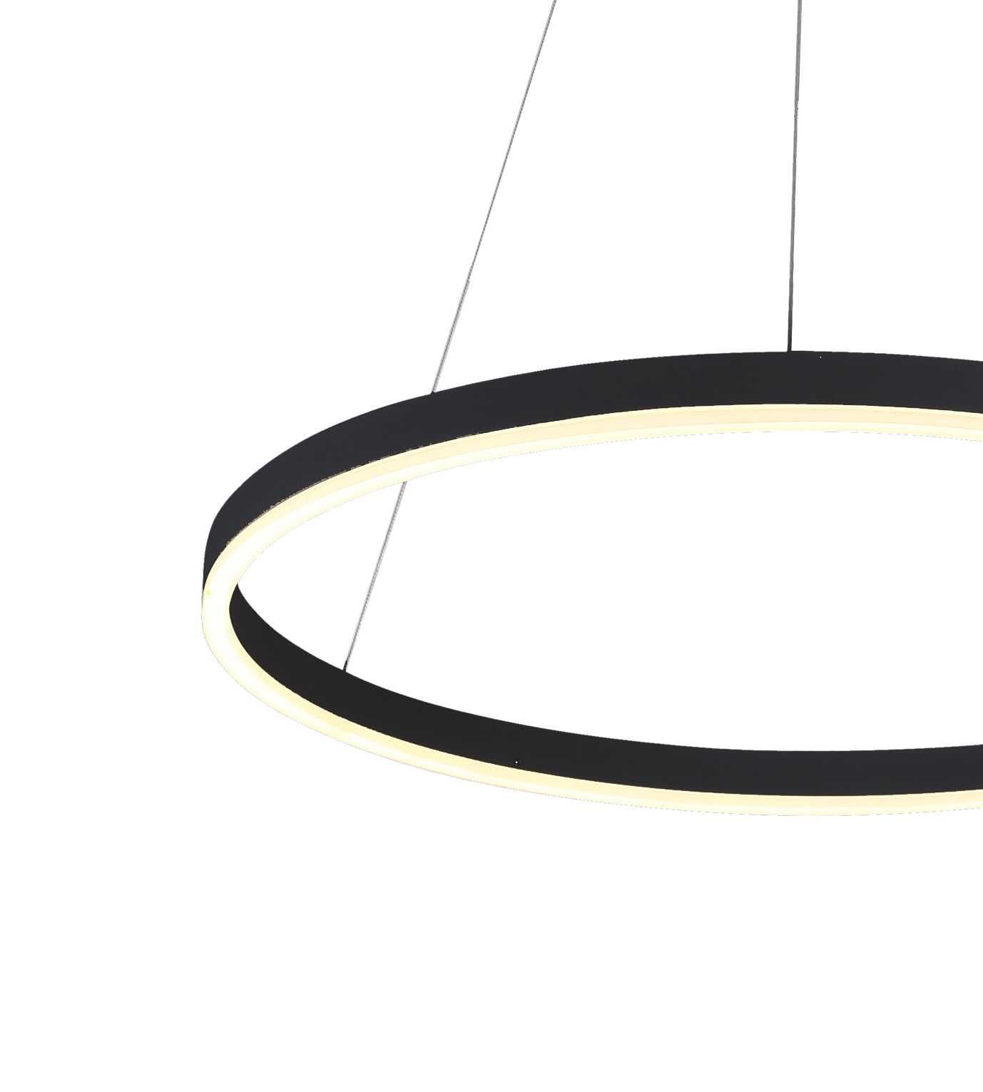 08212,19A(3000K) Подвесной светильник ТОР черный d40 h150 Led 24W (3000K) 2 типа крепления view 2