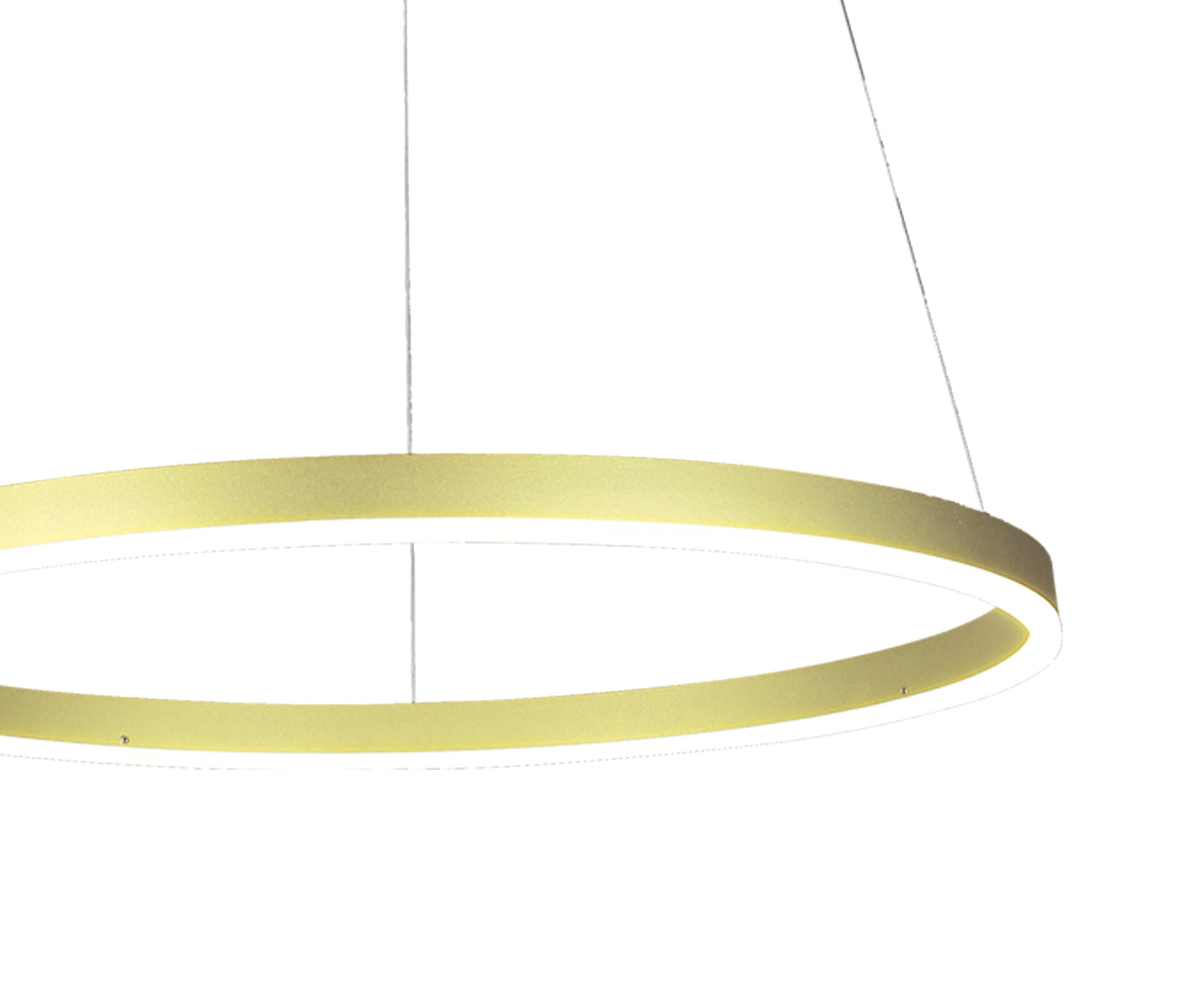 08213,32P(3000K) Подвес Тор светлое матовое золото d60 h150 Led 36W (3000K) 2 типа крепления view 2