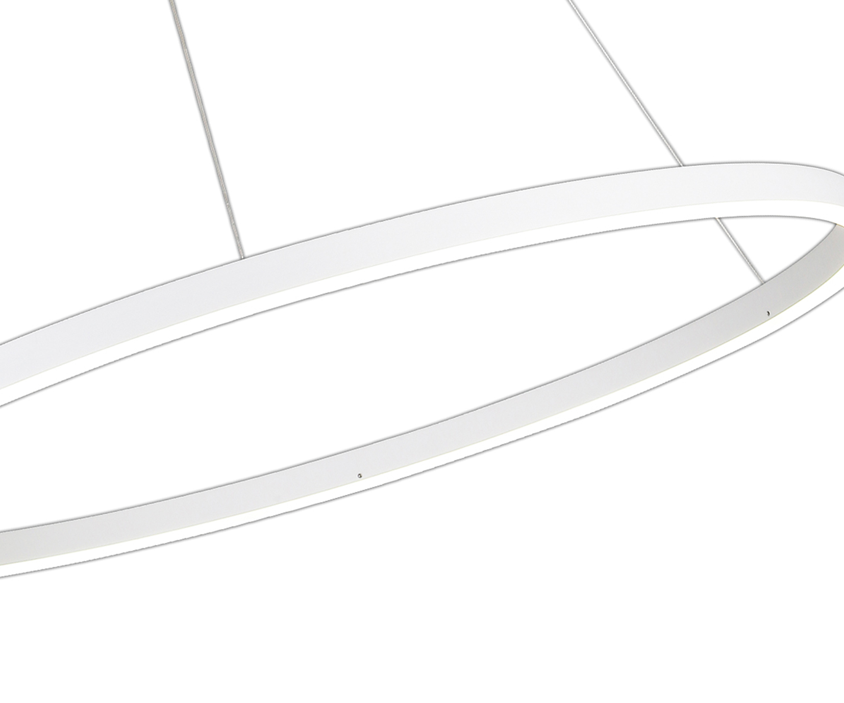 08228,01A(4000K) Подвес Тор белый d100 h150 Led 56W (4000K) 2 вида крепления, диммируемый, с пультом ДУ view 2