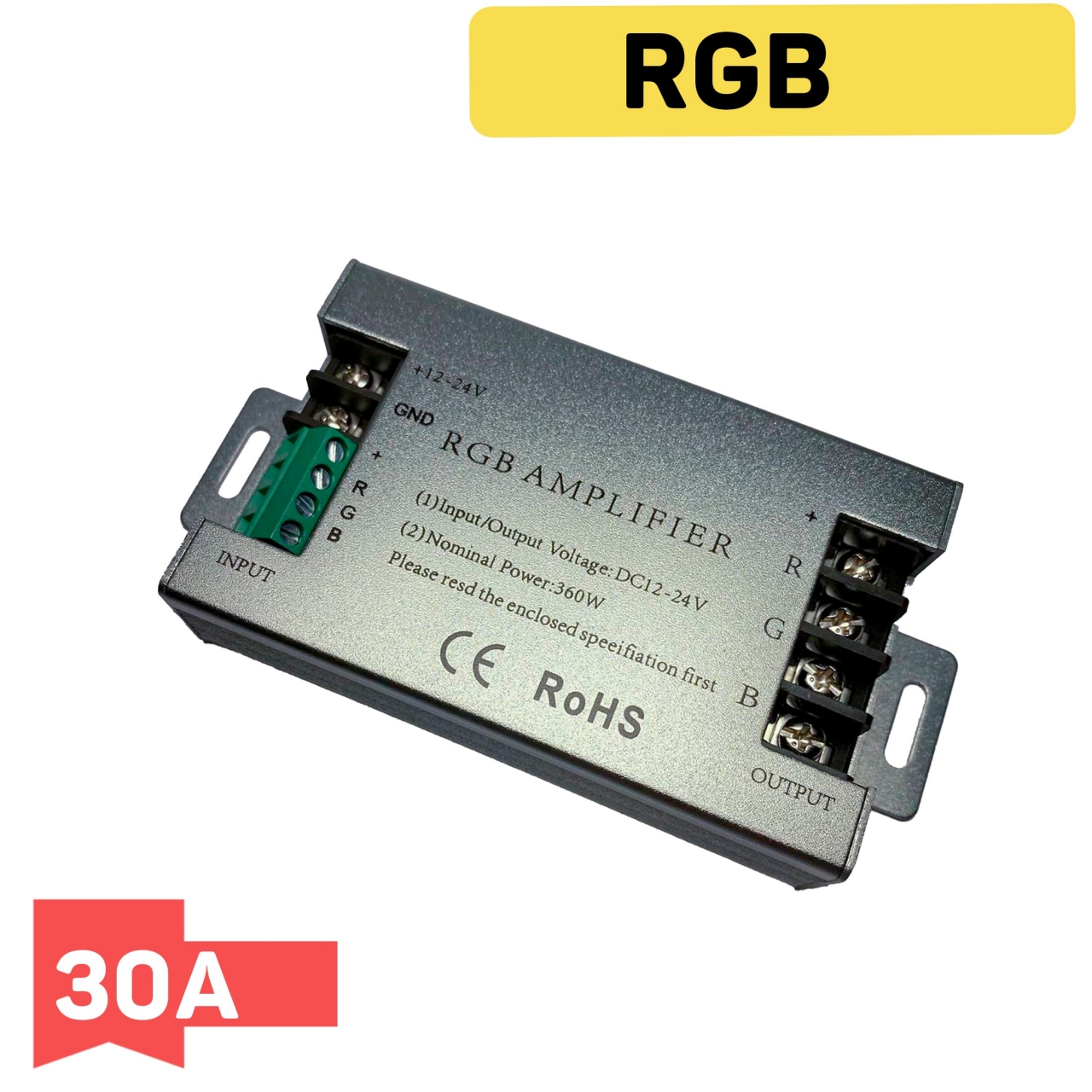 Усилитель RGB GS-AMF-JZ IP20 30А view 2